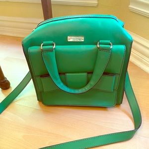 Green Kate Spade bow bag